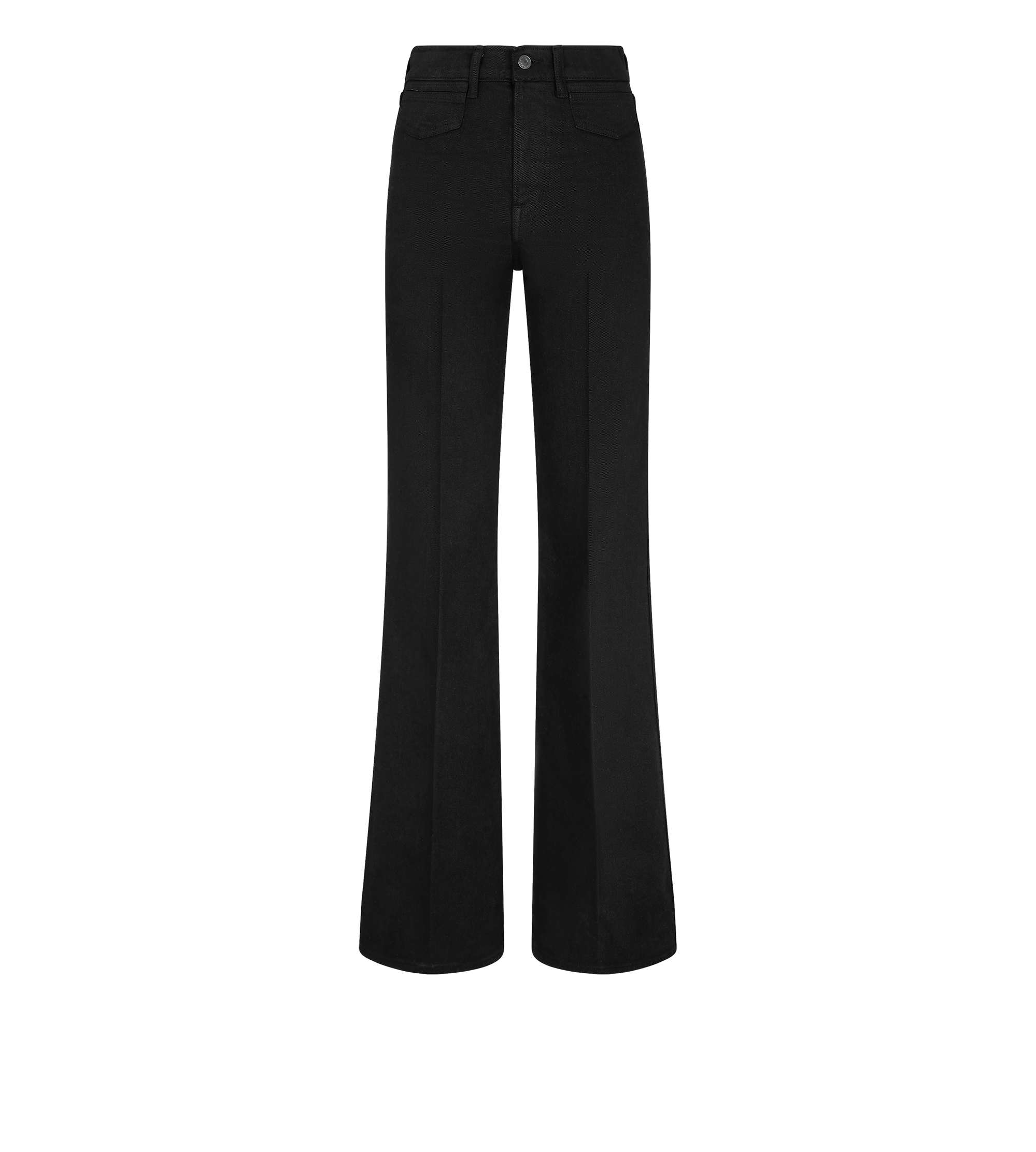 DENIM WIDE FLARE PANTS