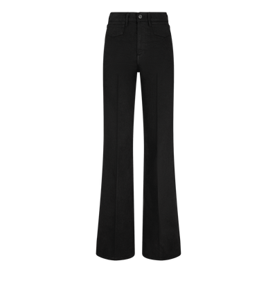 DENIM WIDE FLARE PANTS image number 0