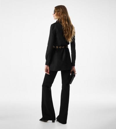 DENIM WIDE FLARE PANTS image number 2