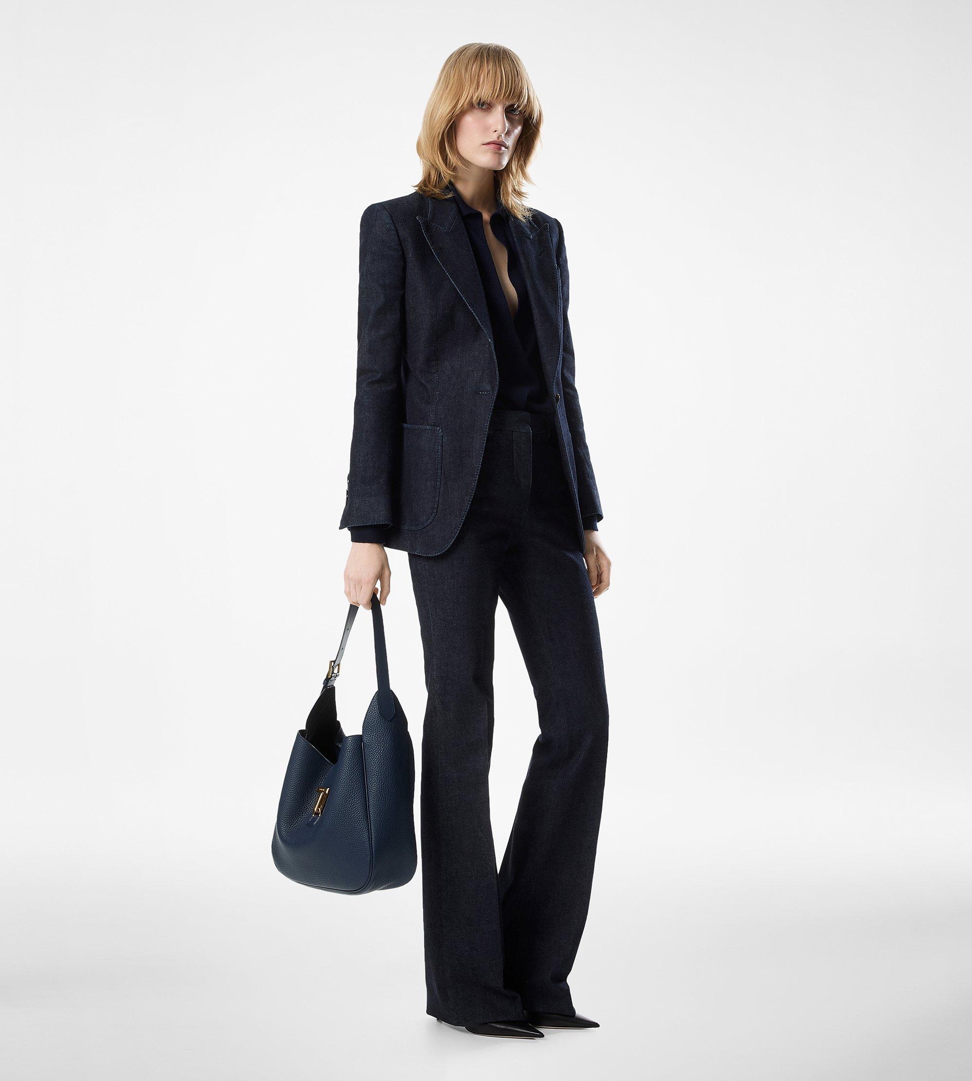 TAILORED FLARE DENIM PANTS