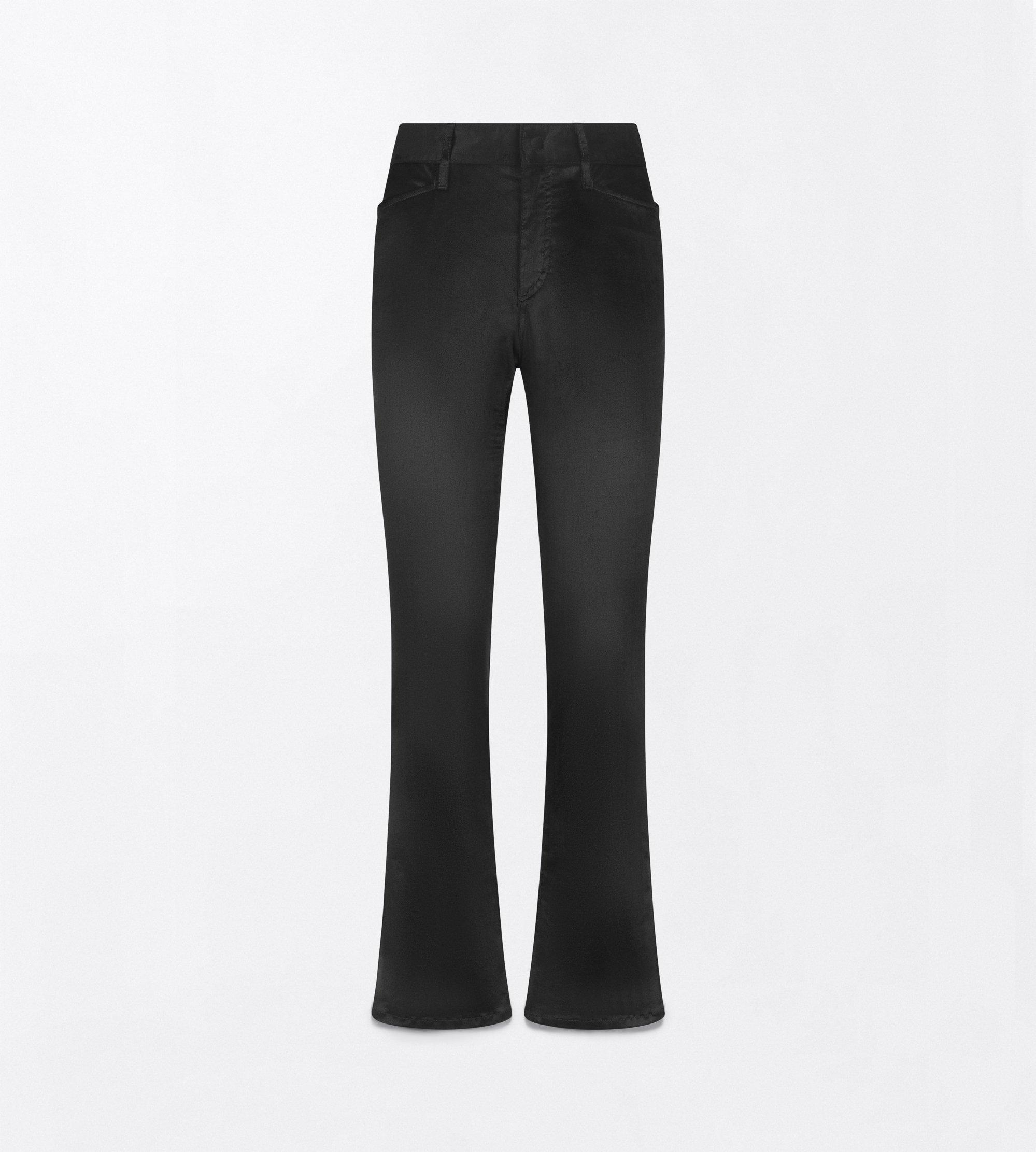 COMFORT VELVET SKINNY FLARE PANTS