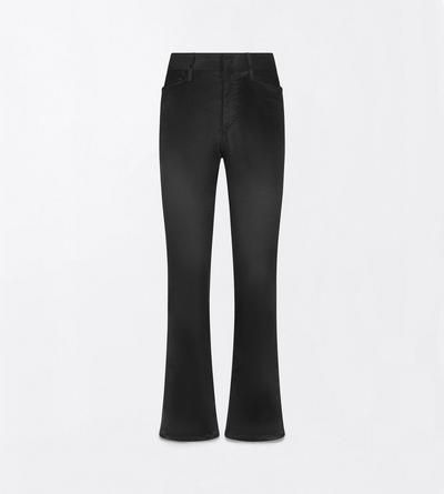 COMFORT VELVET SKINNY FLARE PANTS