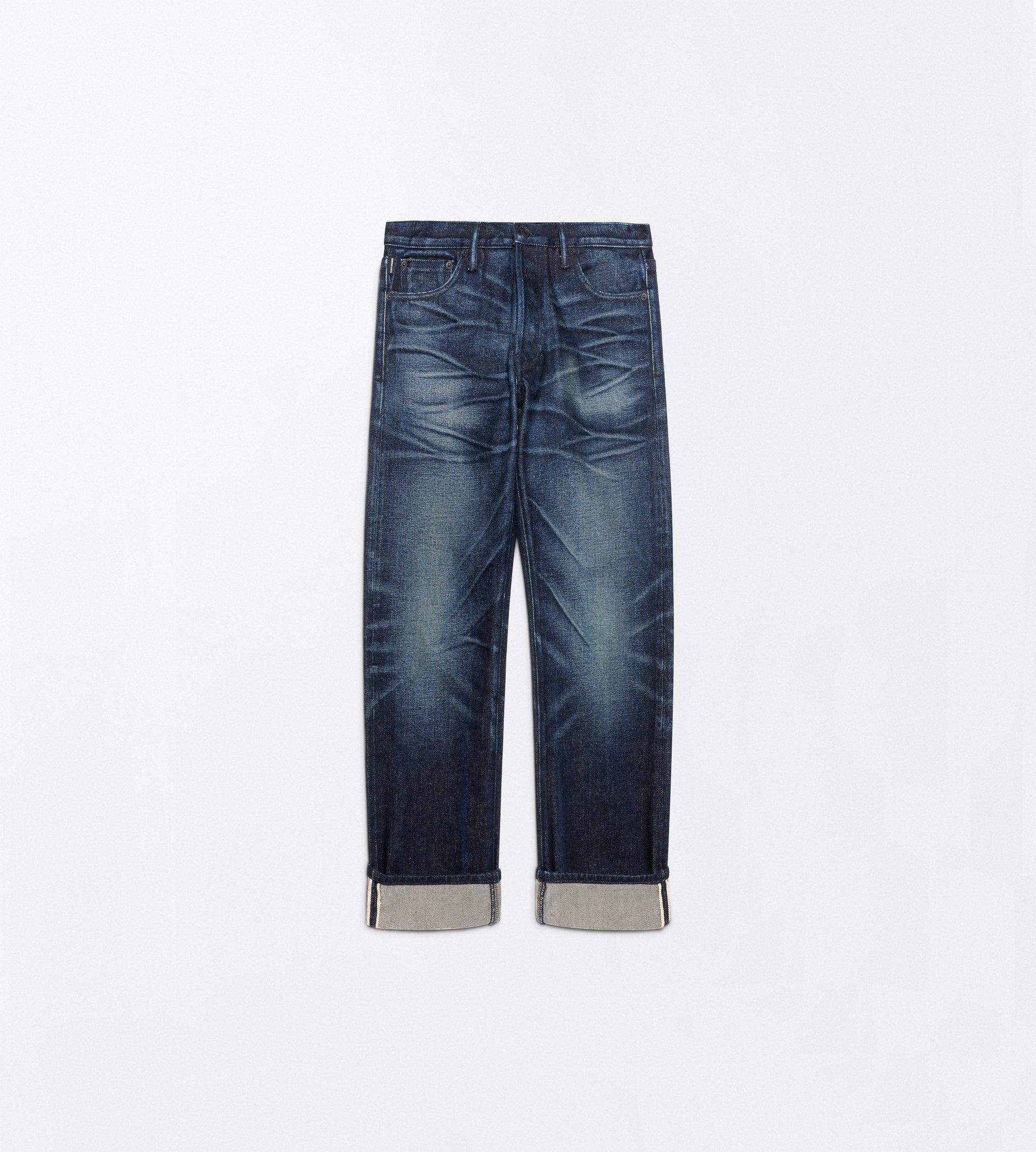 LOW WAIST WALI FIT SELVEDGE DENIM PANTS