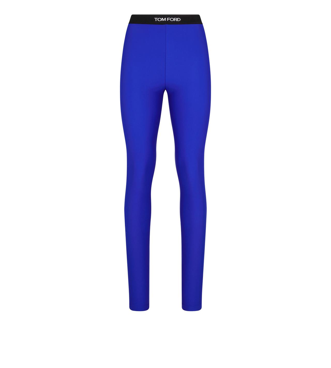 STRETCH LYCRA LOGOED LEGGINGS, 53% OFF