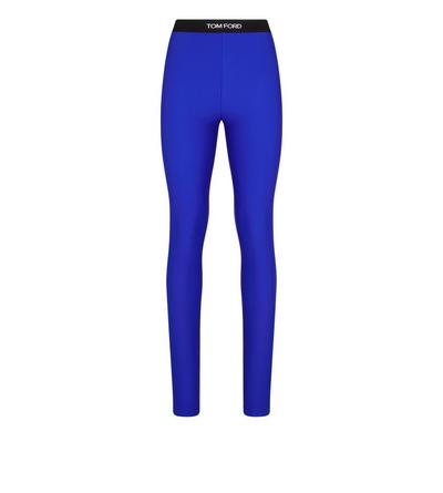 STRETCH LYCRA LOGOED LEGGINGS image number 0