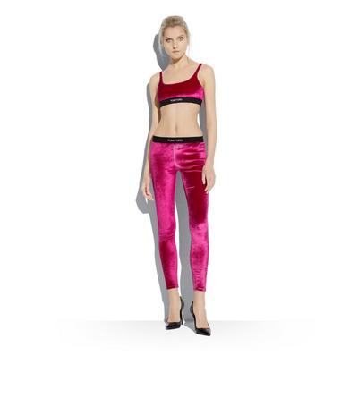 Tom Ford logo-waistband Leggings - Pink