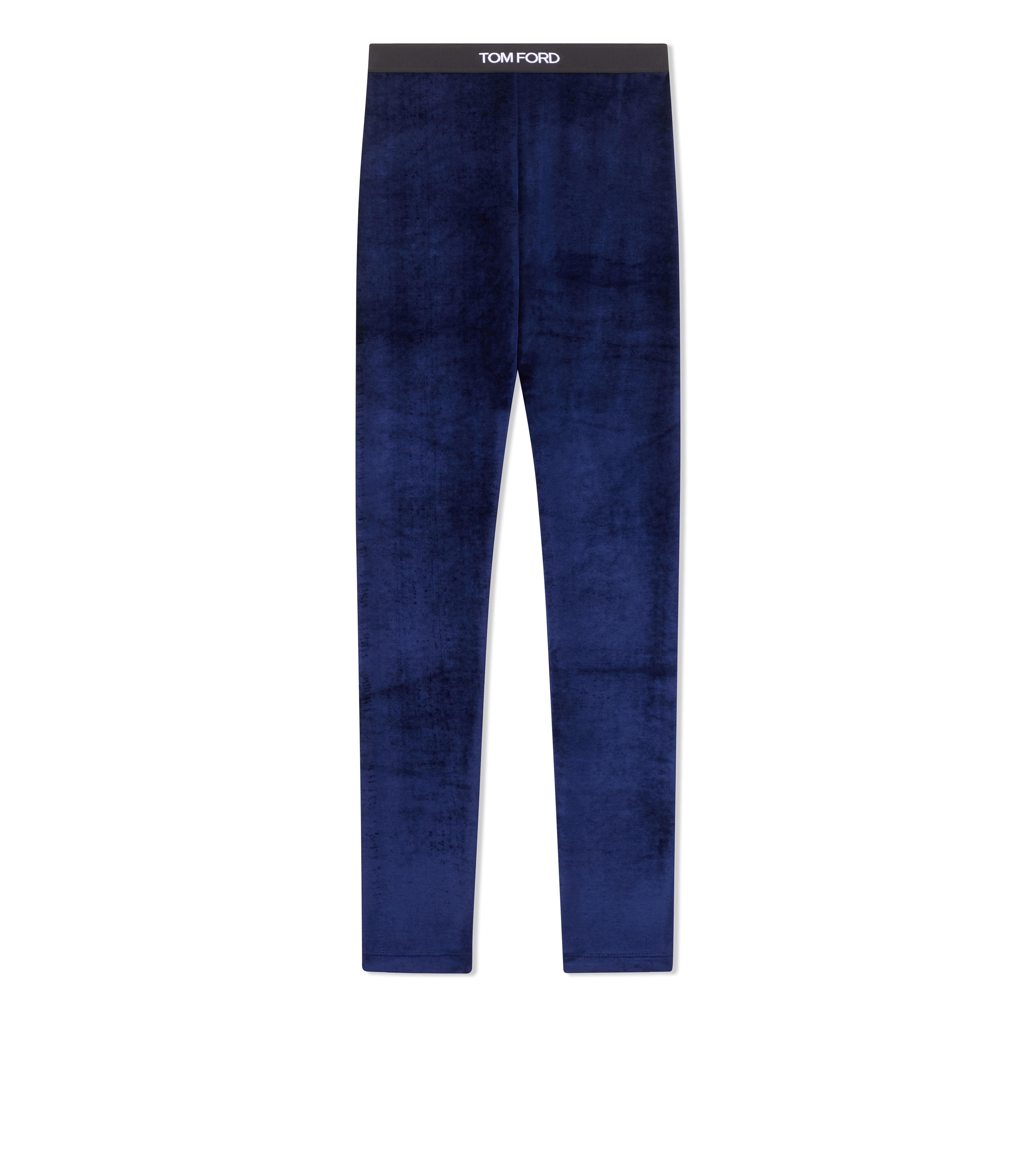 Blue Signature Leggings by TOM FORD on Sale