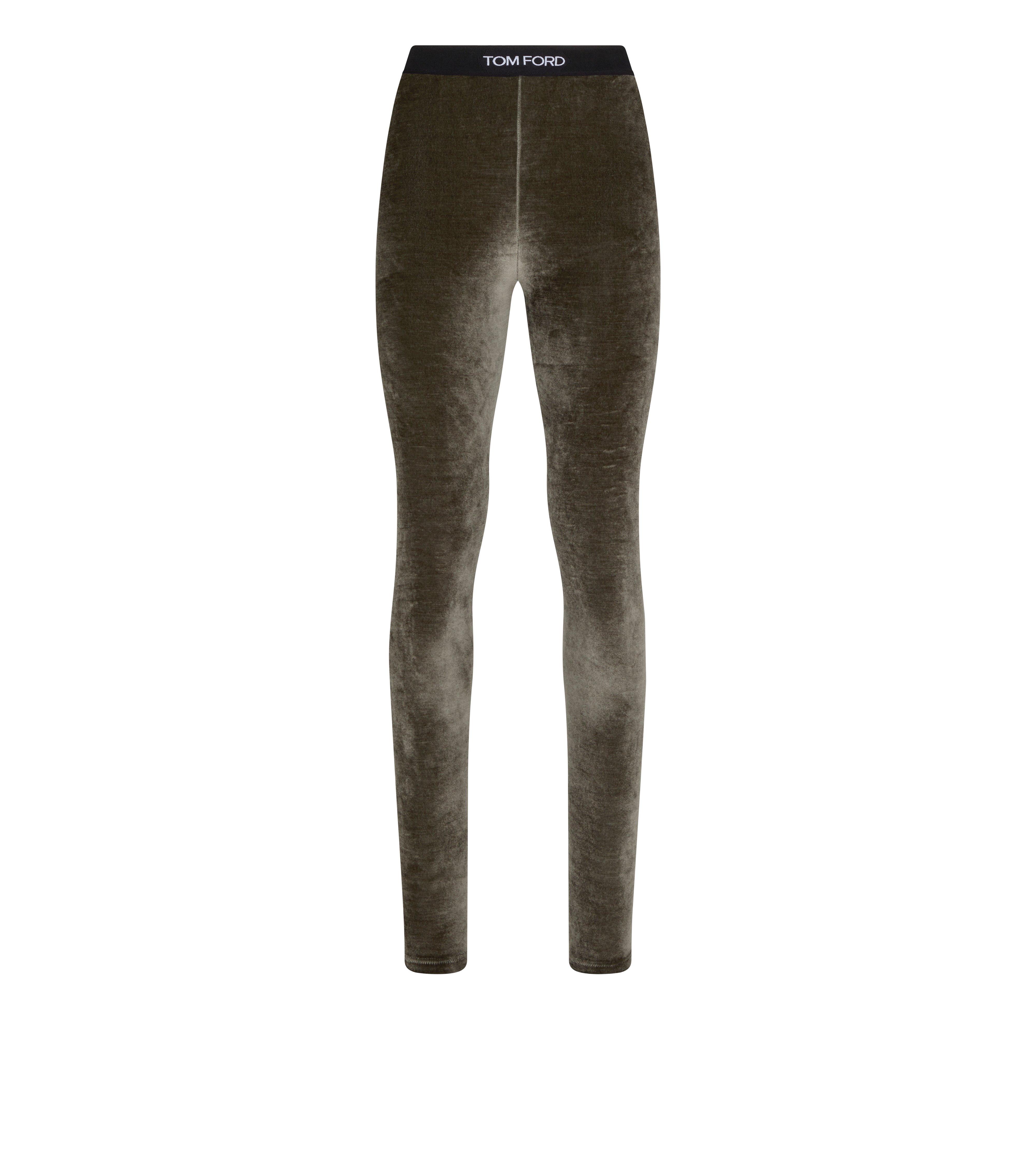 STRETCH VELVET SIGNATURE LEGGINGS