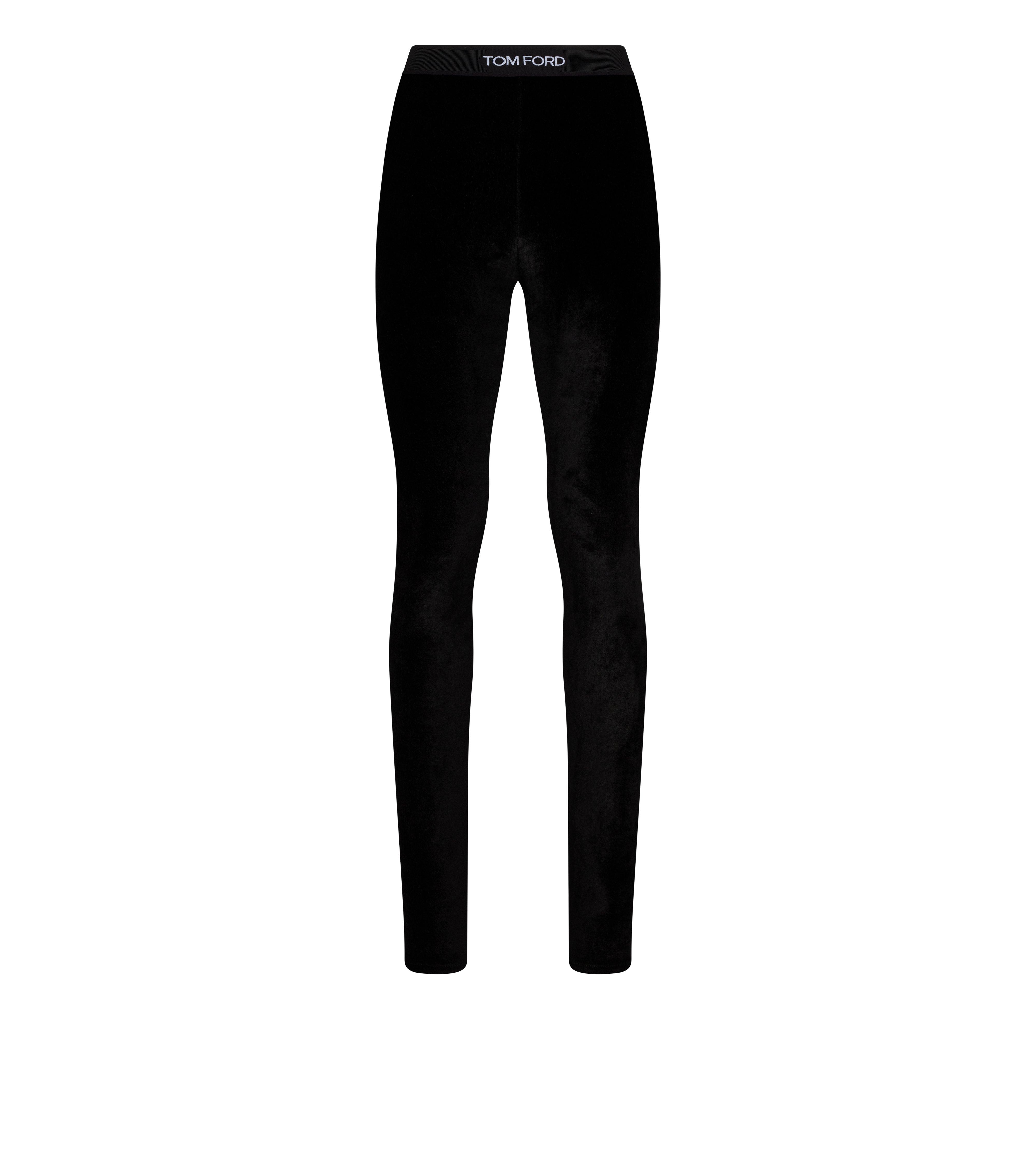 Tom Ford Logo velvet leggings TOM FORD