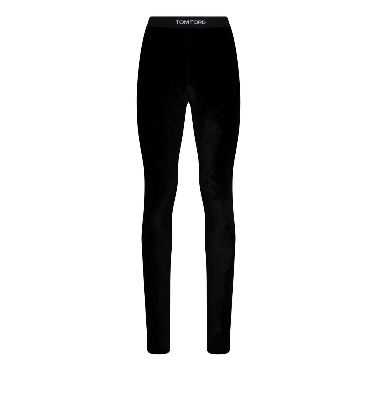 STRETCH VELVET SIGNATURE LEGGINGS