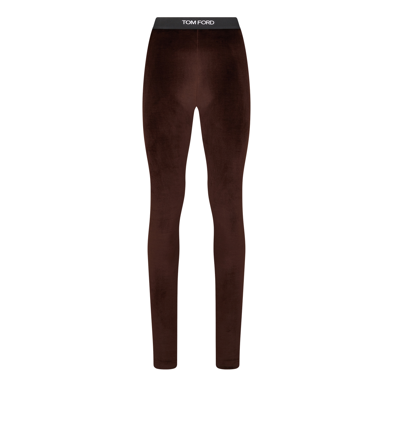 STRETCH LUSTROUS VELOUR SIGNATURE LEGGINGS image number 0