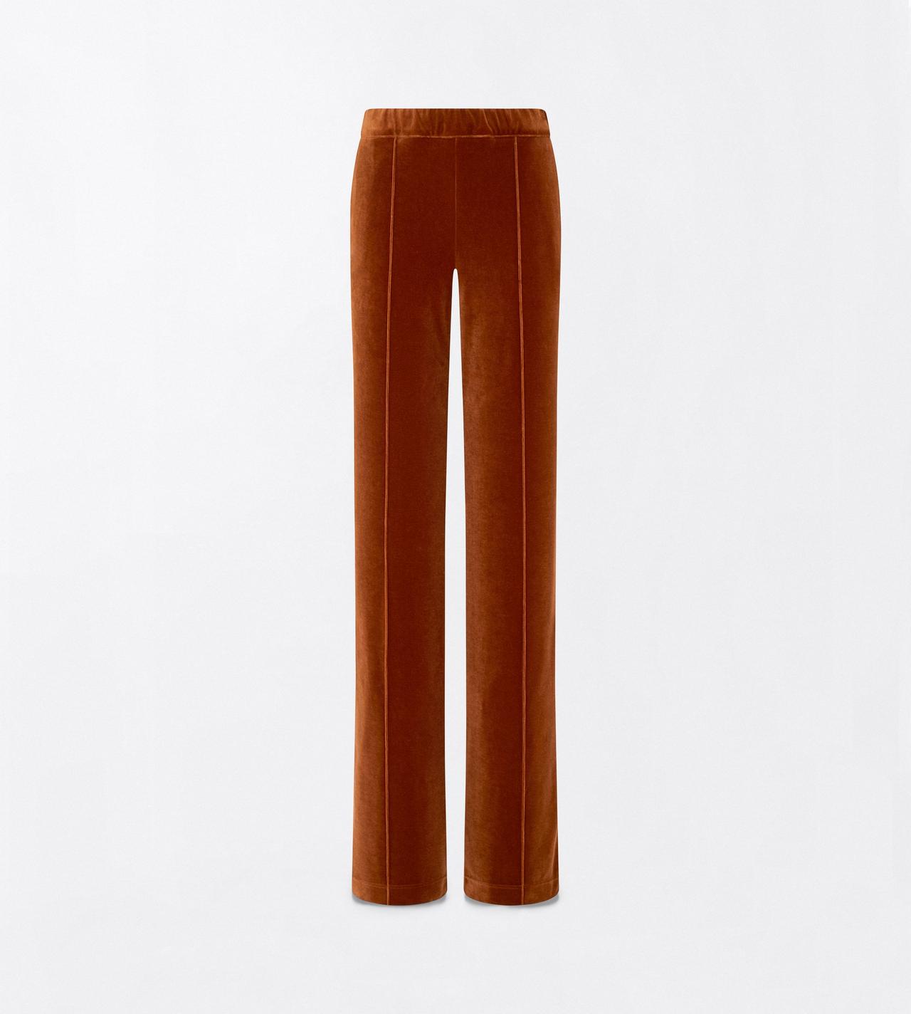 TOM FORD  HAZELNUT STRETCH COTTON VELOUR JOGGERS WITH TONAL TF EMBROIDERED LOGO