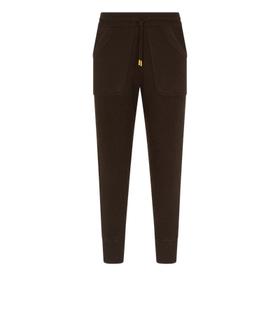 TOM FORD CASHMERE CHOCOLATE SOFT CASHMERE KNIT JOGGERS