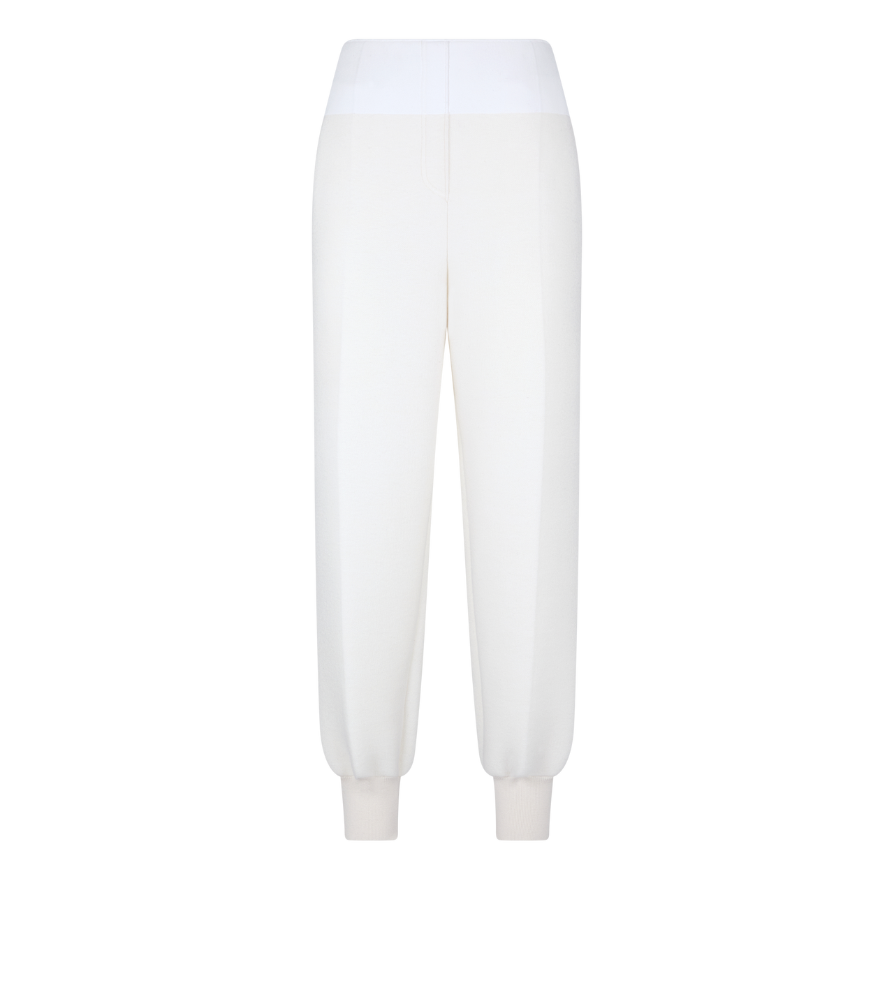 ULTRAFINE CASHMERE BLEND SCULPTURAL JOGGERS image number 0