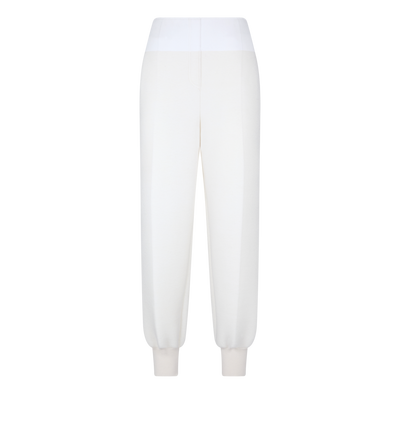 ULTRAFINE CASHMERE BLEND SCULPTURAL JOGGERS image number 0