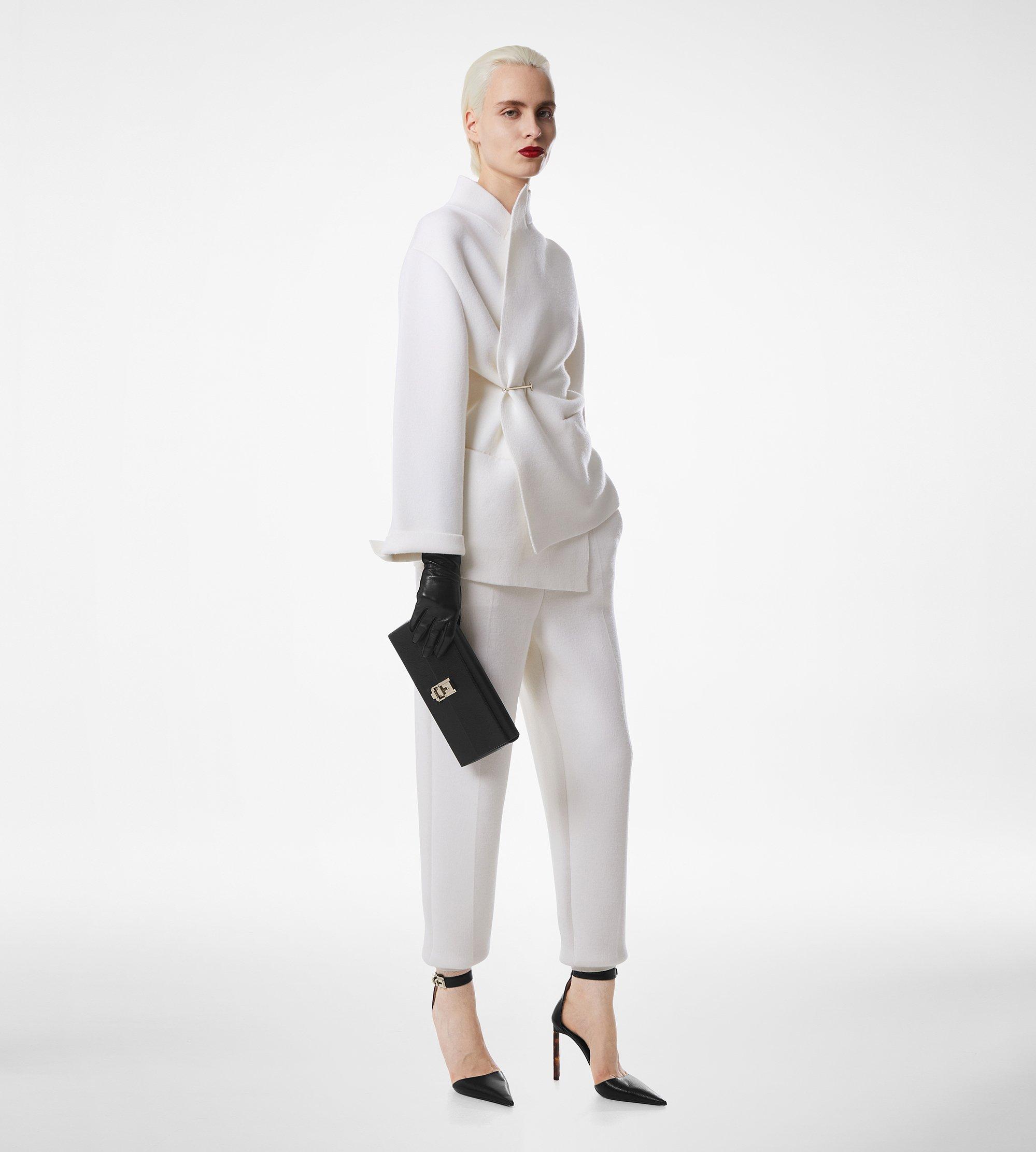 ULTRAFINE CASHMERE BLEND SCULPTURAL JOGGERS