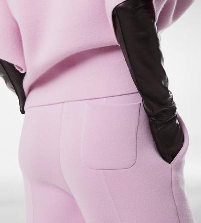 ULTRAFINE CASHMERE BLEND SCULPTURAL JOGGERS image number 1