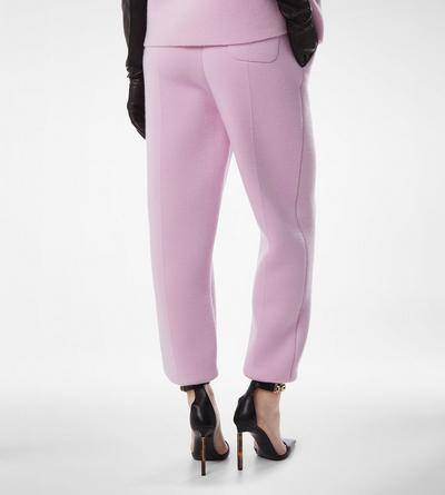 ULTRAFINE CASHMERE BLEND SCULPTURAL JOGGERS image number 4