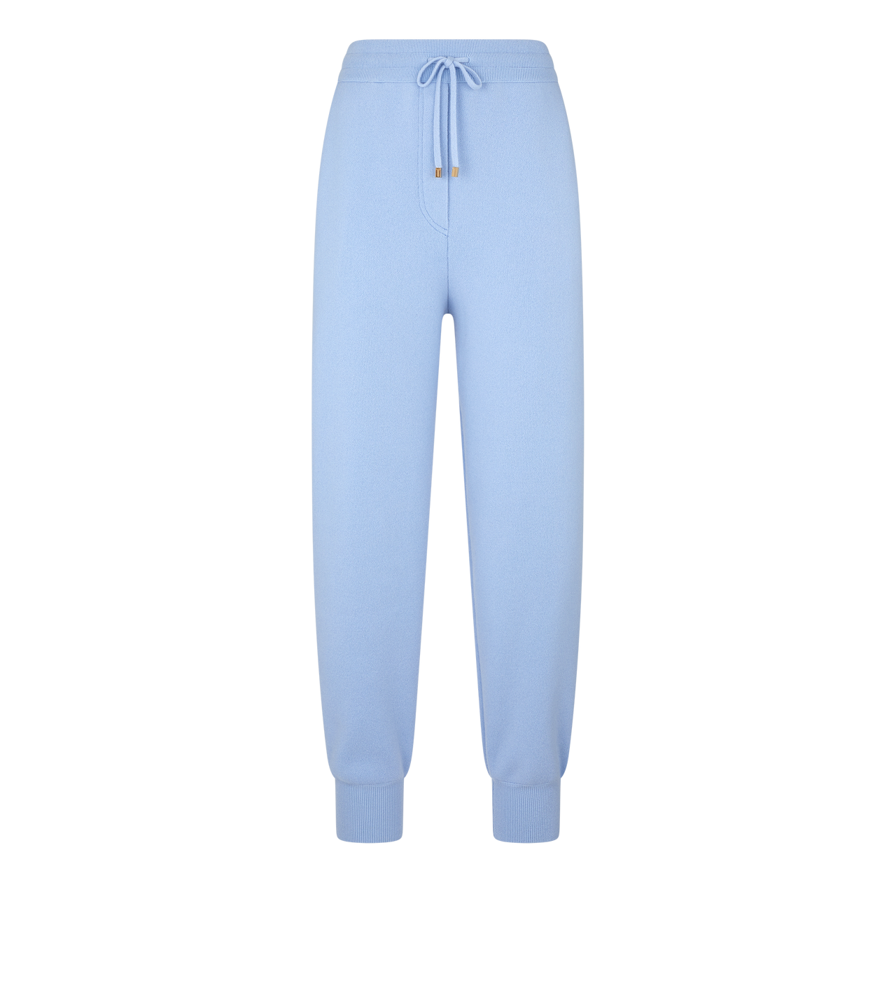 SOFT FINE CASHMERE BLEND JOGGERS WITH TONAL TF EMBROIDERED LOGO image number 0