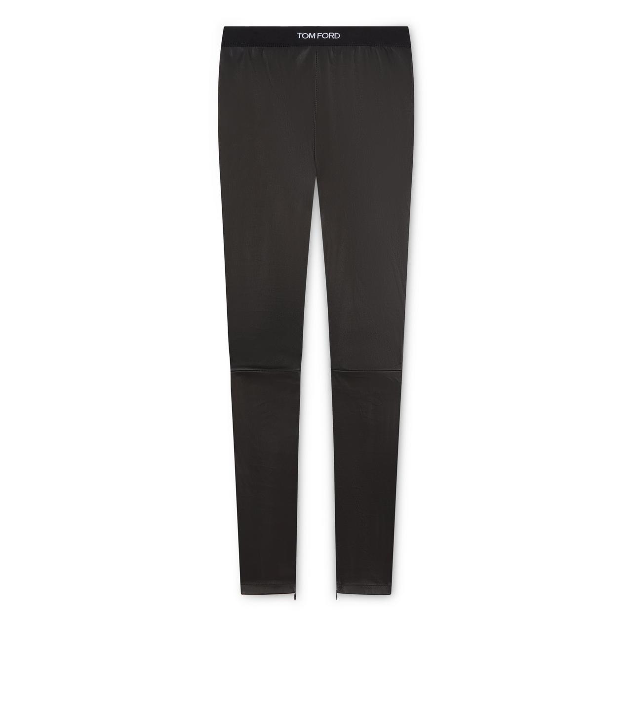 Tom Ford Stretch Plonge Signature Leggings In Black