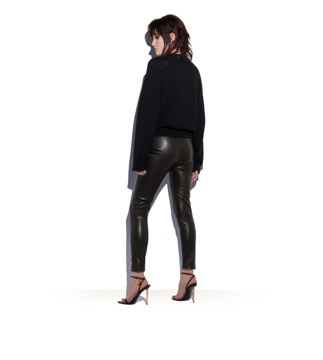 Tom Ford Stretch Plonge Signature Leggings In Black