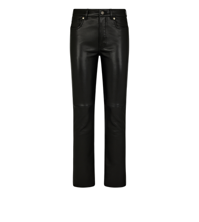 STRETCH NAPPA LEATHER PANTS image number 0
