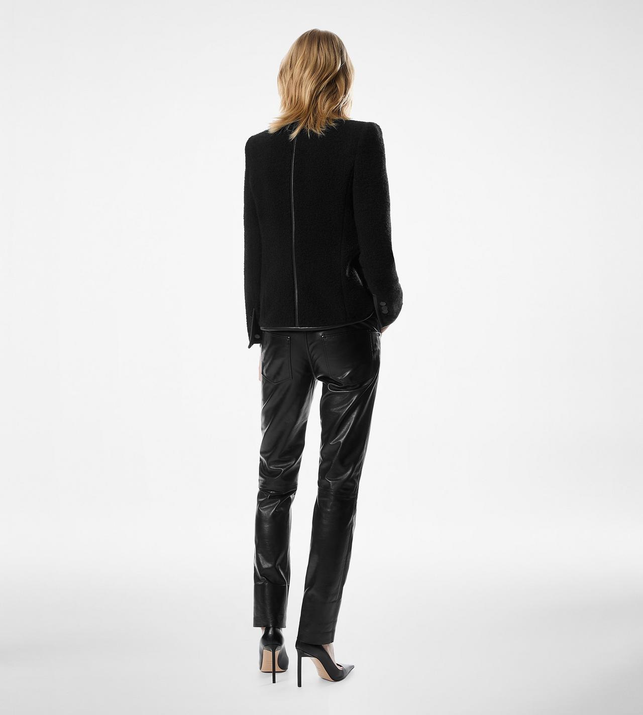 FIVE-POCKET LEATHER PANTS image number 2