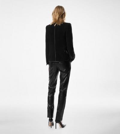 FIVE-POCKET LEATHER PANTS image number 2