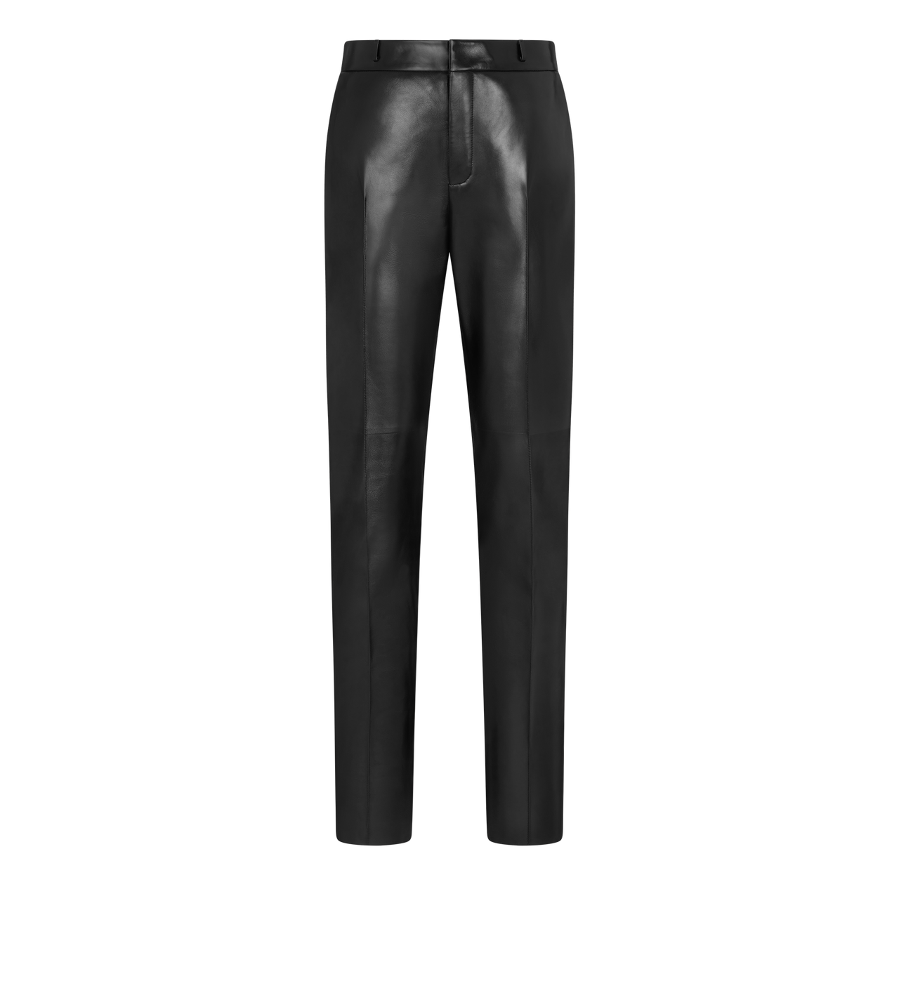 SILKY GUANTERIA LEATHER CIGARETTE PANTS image number 0