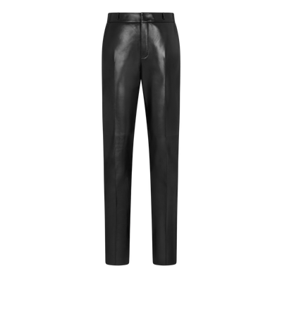 SILKY GUANTERIA LEATHER CIGARETTE PANTS image number 0