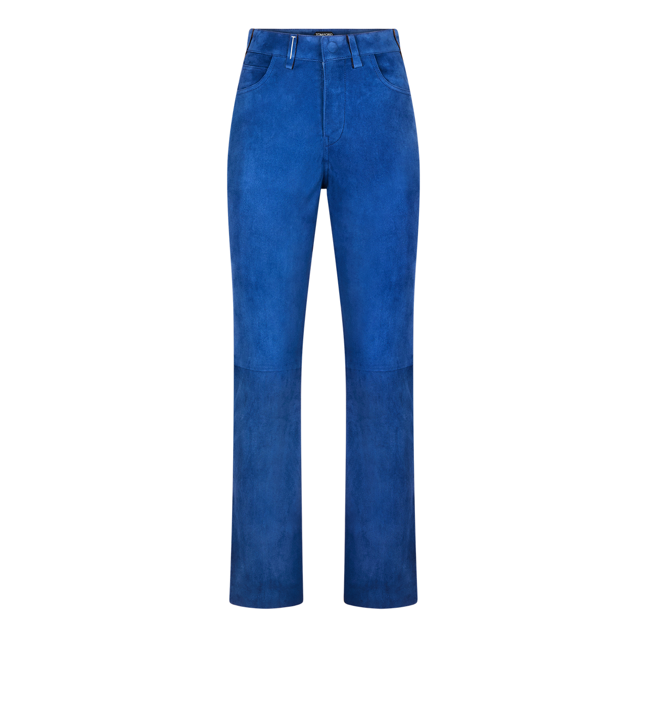 SOFT LAMB SUEDE FIVE-POCKET PANTS WITH TF DEBOSSED LOGO image number 0