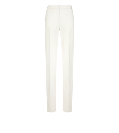 TAILORED STRAIGHT LEATHER PANTS