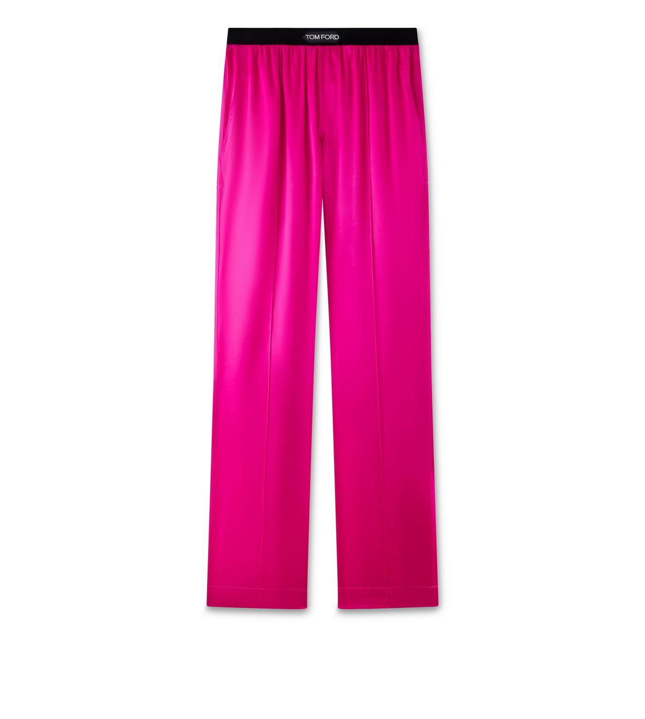 SILK SATIN PJ PANTS image number 0