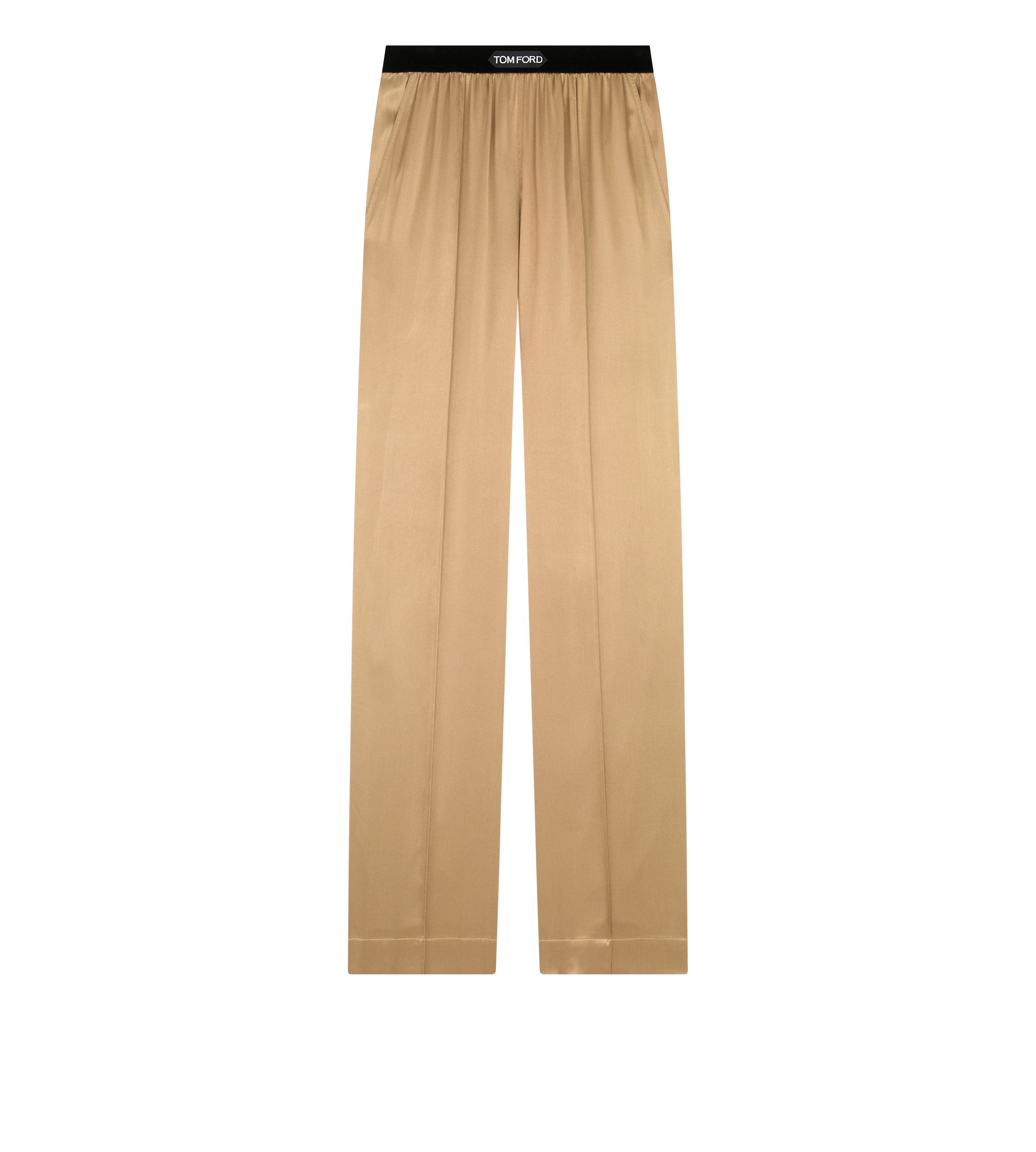 STRETCH SILK SATIN PJ PANTS