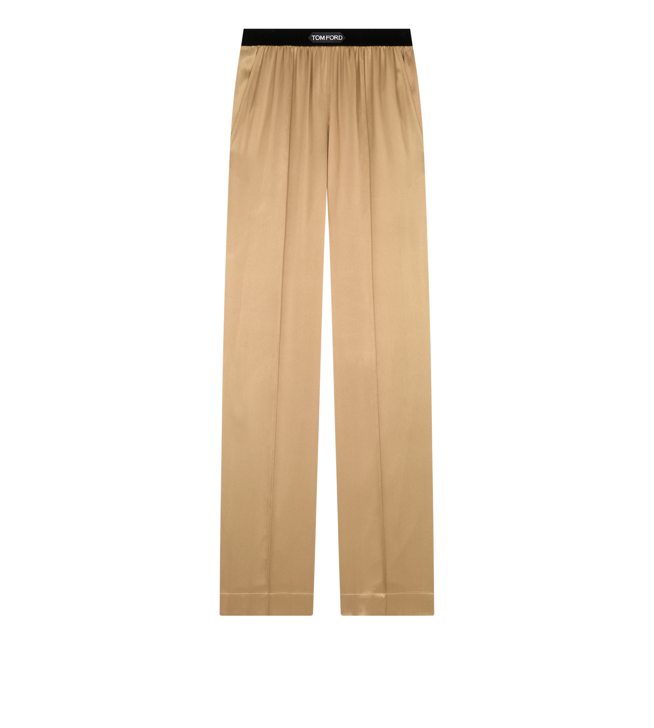 STRETCH SILK SATIN PJ PANTS image number 0
