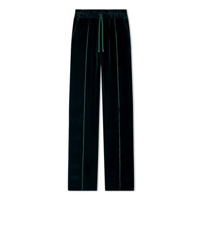 VISCOSE VELVET TAILORED JOGGERS | Tom Ford Fashion