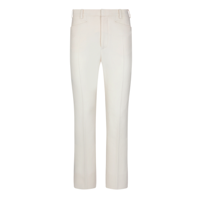 WOOL AND SILK BLEND TWILL "WALLIS" TAILORED PANTS image number 0
