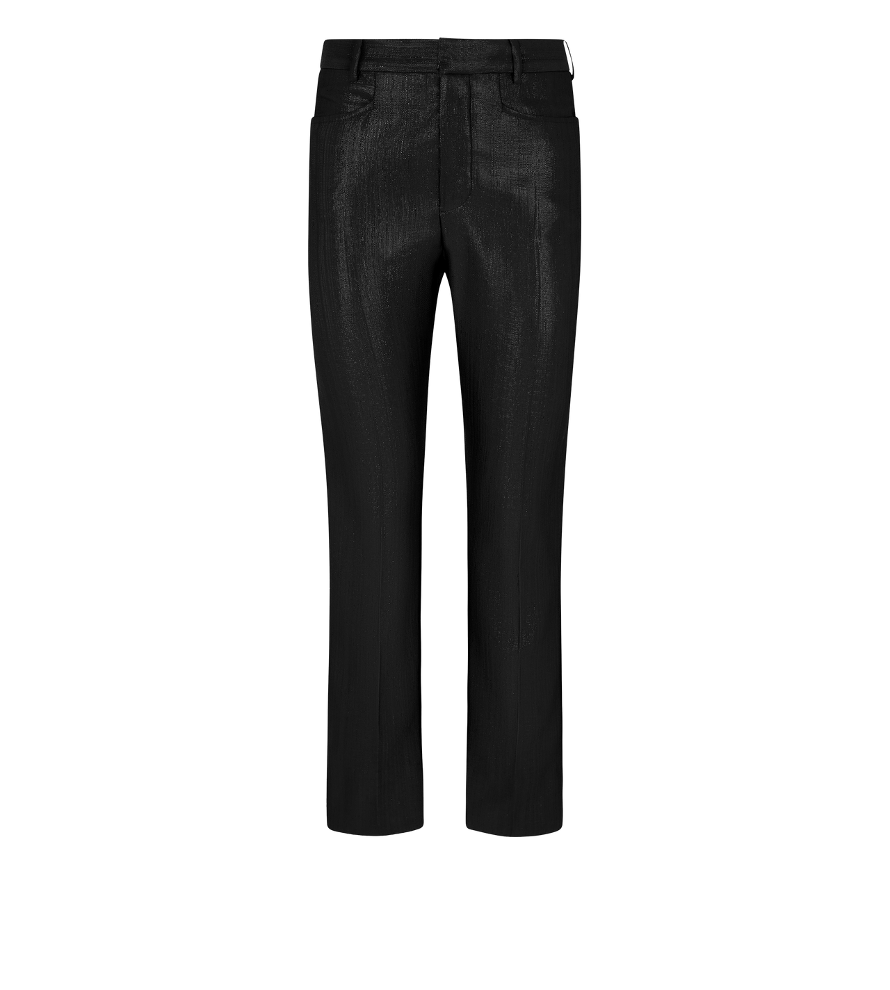 BROKEN LUREX TAILORING WOOL "WALLIS" TAILORED PANTS image number 0