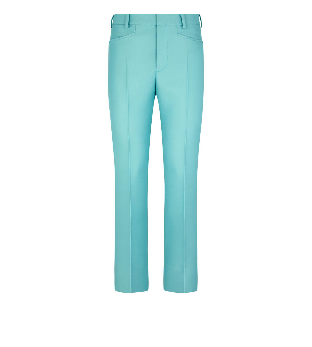 COMPACT HOPSACK WOOL BLEND "WALLIS" TAILORED PANTS image number 0