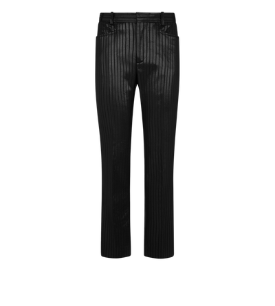 LUSTROUS STRIPED "WALLIS" TAILORED PANTS image number 0