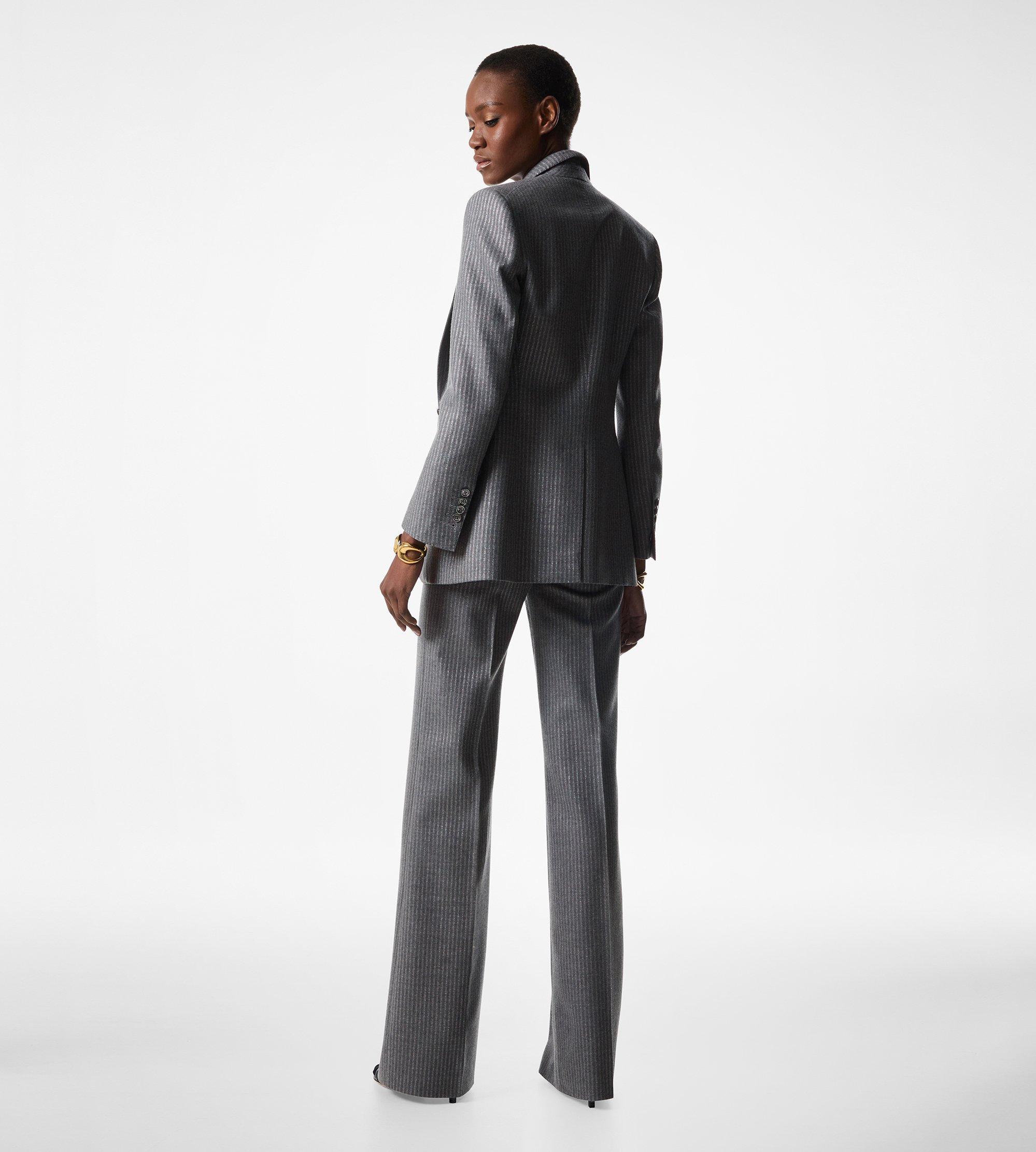STRIPED WOOL FLANNEL TAILORED BOOT CUT PANTS | Tom Ford Fashion STRIPED WOOL FLANNEL TAILORED BOOT CUT PANTS | Tom Ford Fashion
