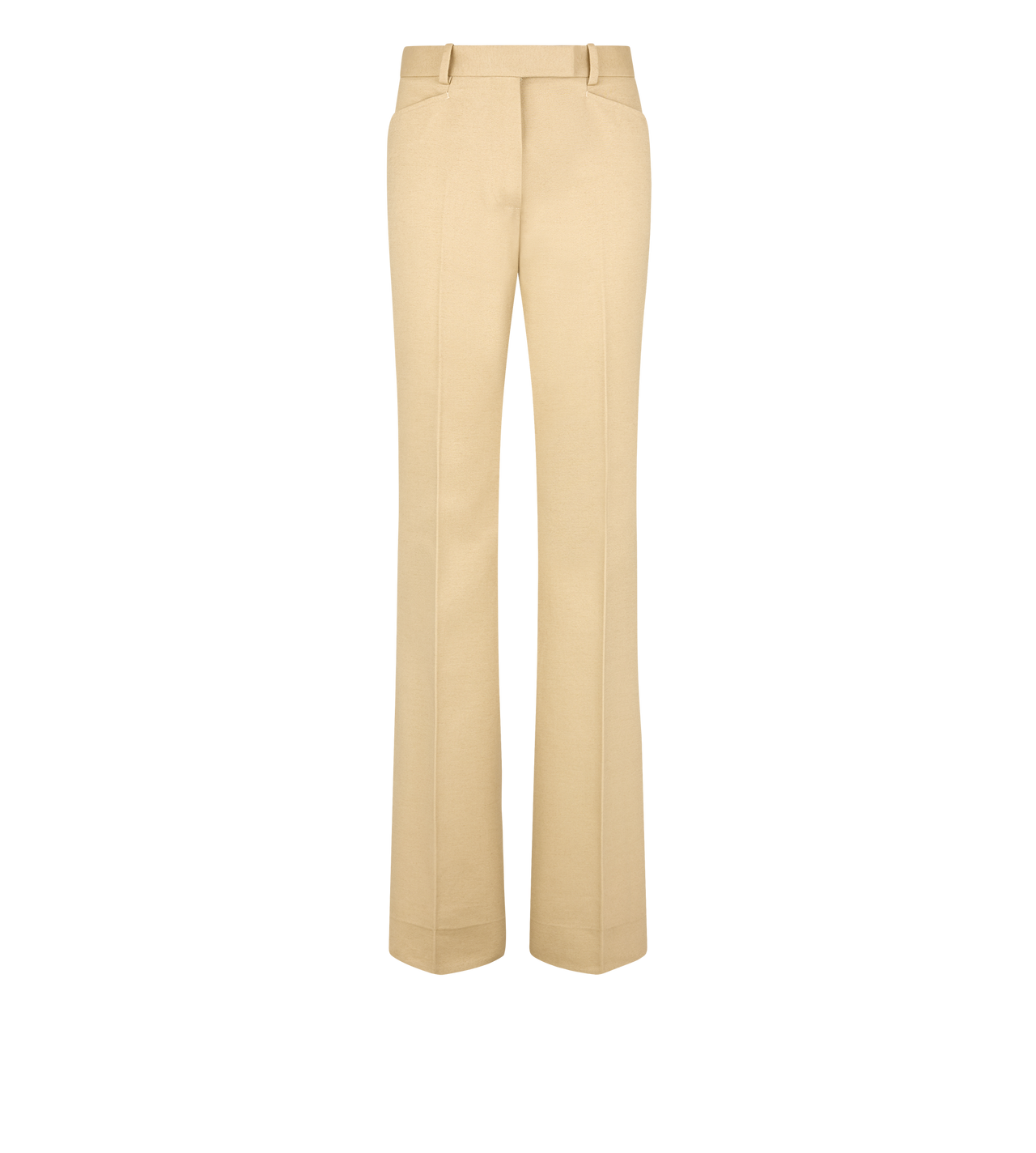 COTTON MOLESKIN TAILORED WIDE LEG PANTS image number 0