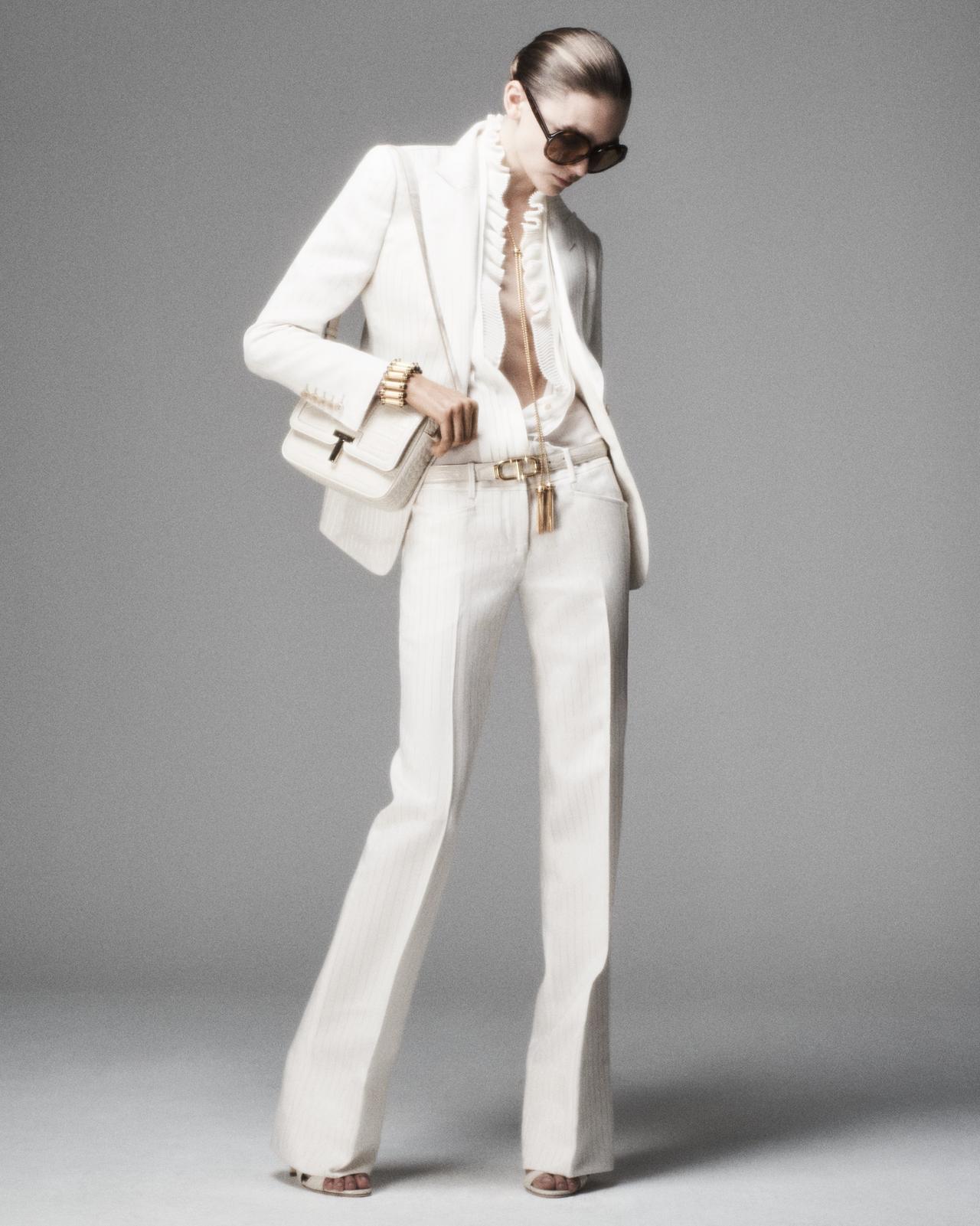 TAILORED FLARE PANTS image number 1