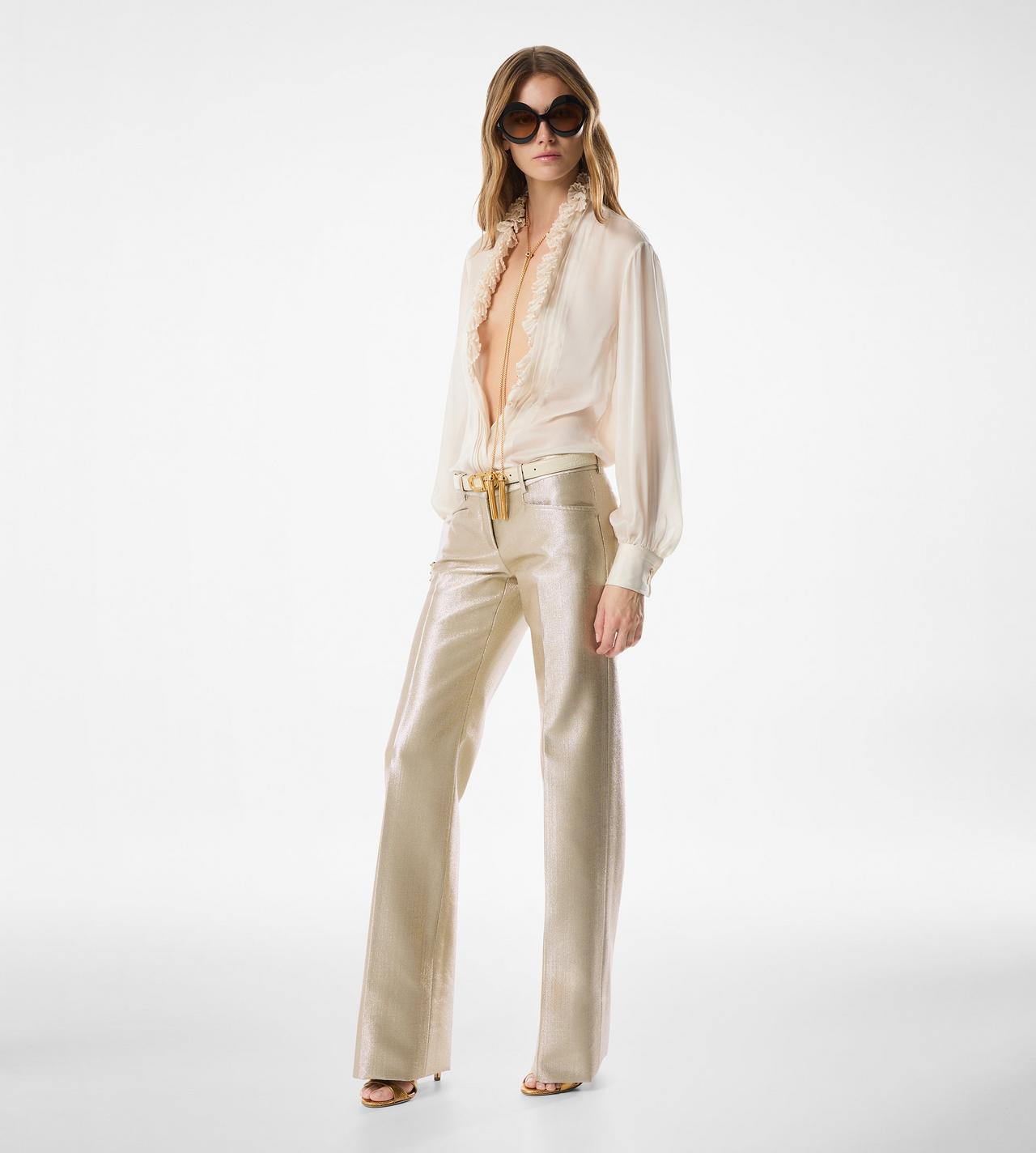 TAILORED FLARE PANTS image number 1