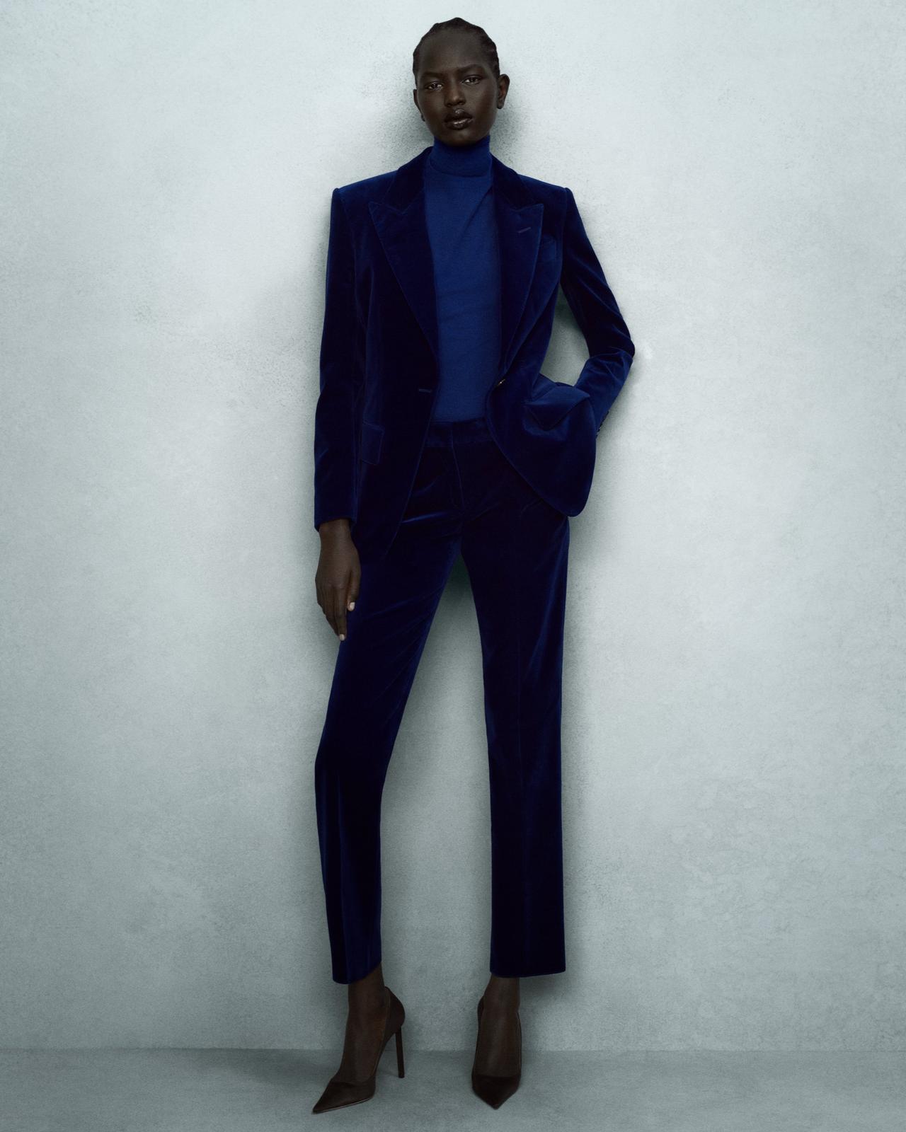 TAILORED SKINNY CIGARETTE PANTS image number 3