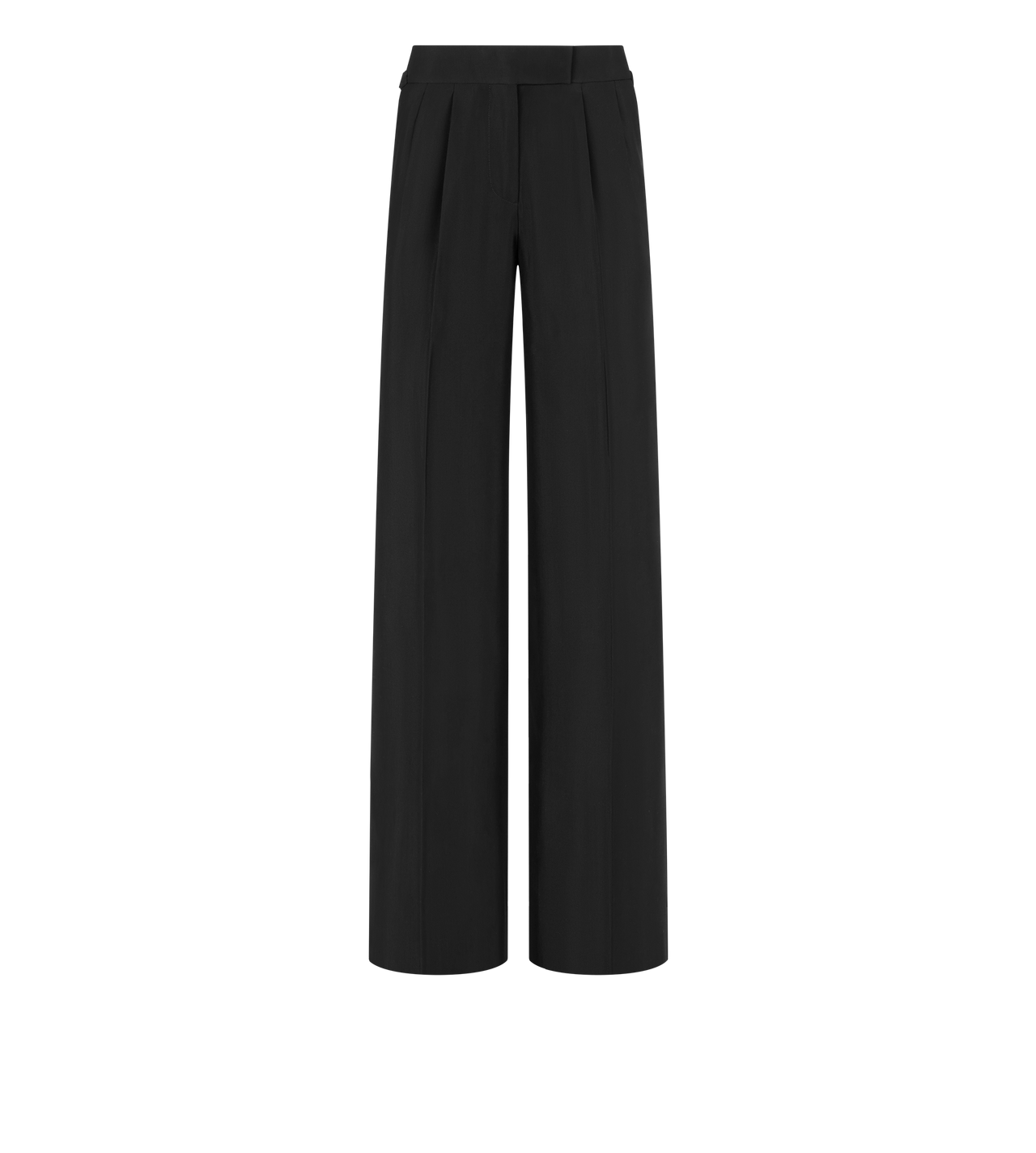 TAILORED DOUBLE PLEAT WIDE LEG PANTS image number 0