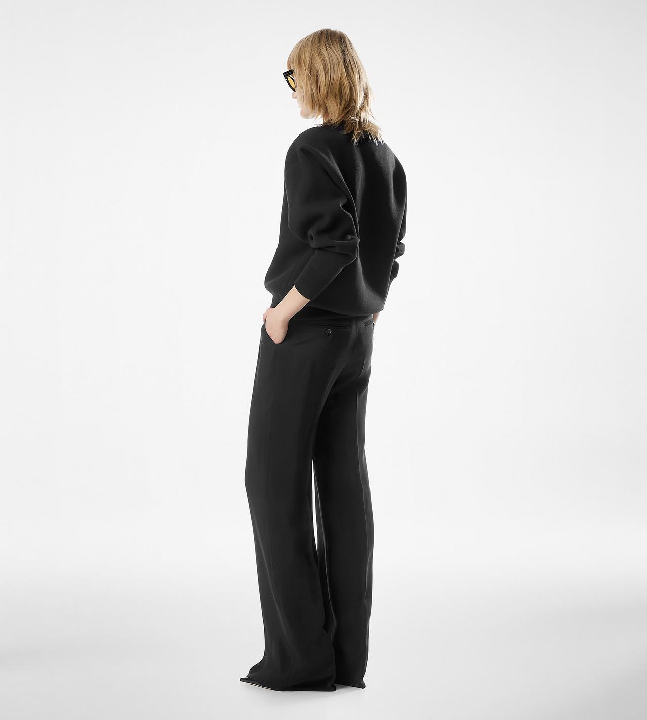 TAILORED DOUBLE PLEAT WIDE LEG PANTS image number 2
