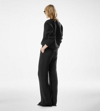 TAILORED DOUBLE PLEAT WIDE LEG PANTS image number 2