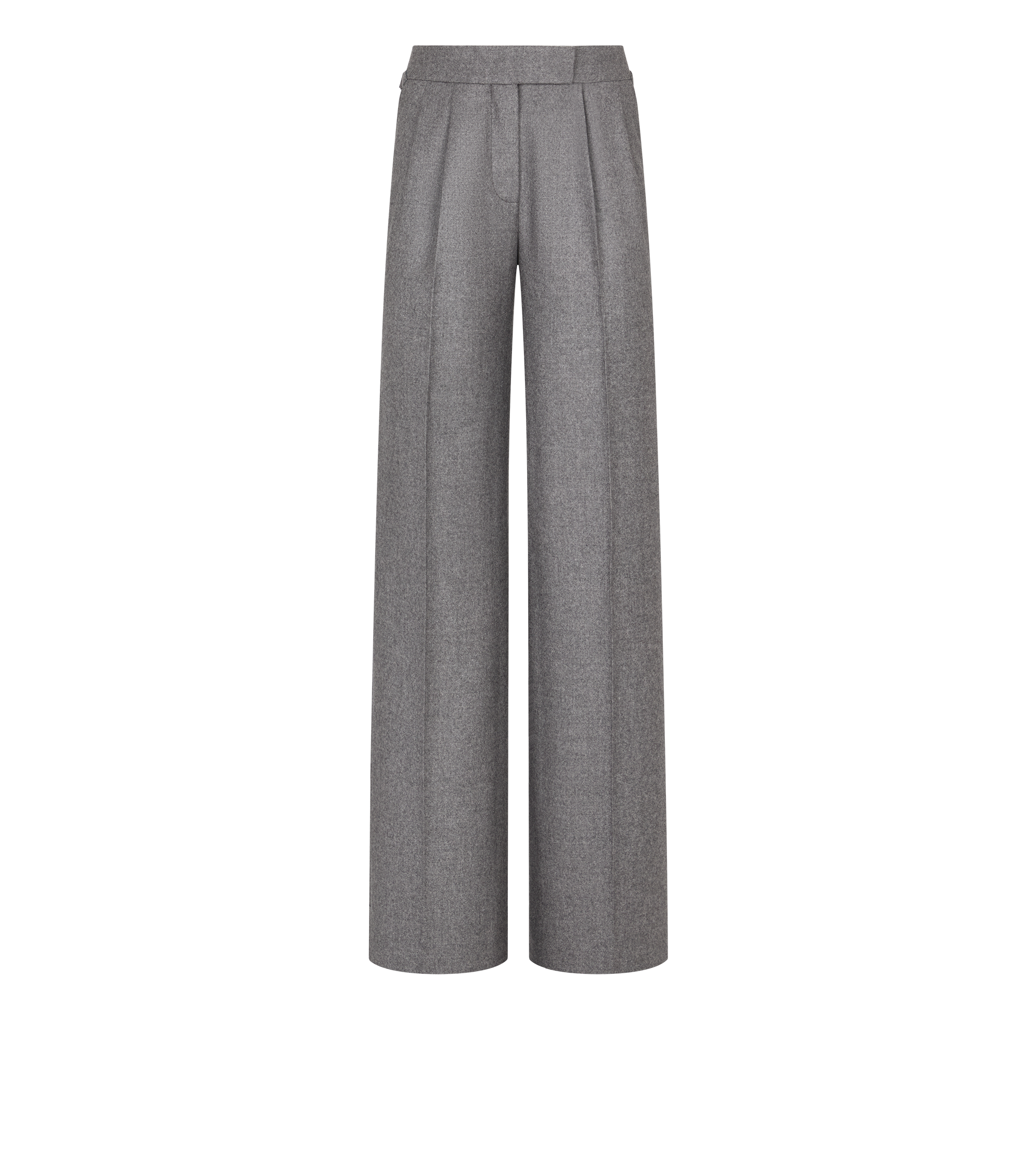 TAILORED DOUBLE PLEAT WIDE LEG PANTS