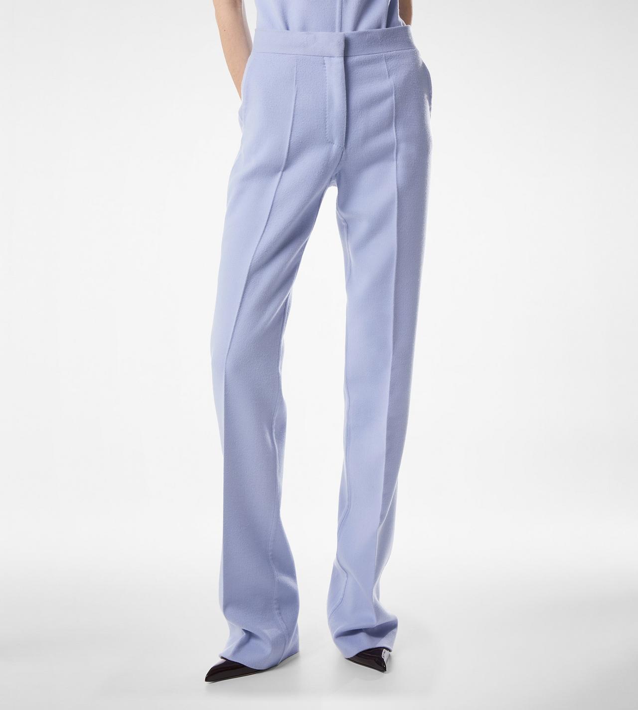DOUBLE FACE LIGHT WOOL TAILORED STRAIGHT PANTS image number 2